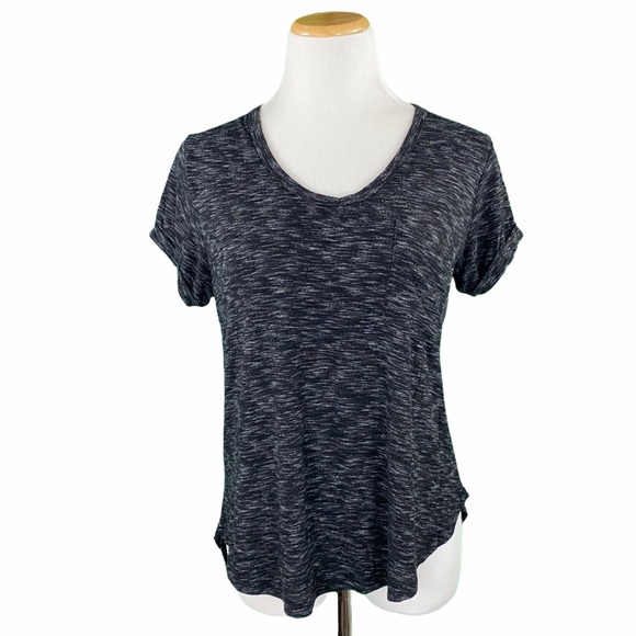 Cotton On Black Single Pocket Cuffed Sleeve Tee - Picture 1 of 11